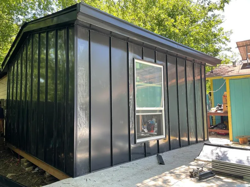 Black standing seam metal wall panels for Roof Inspection in Ohio